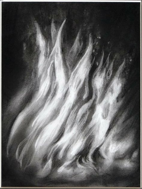 Fire Drawing, Texture Drawing, Charcoal Art, Scary Stories, Charcoal Drawing, Anatomy Art, Fire And Ice, Pencil Sketch, Pencil Drawing