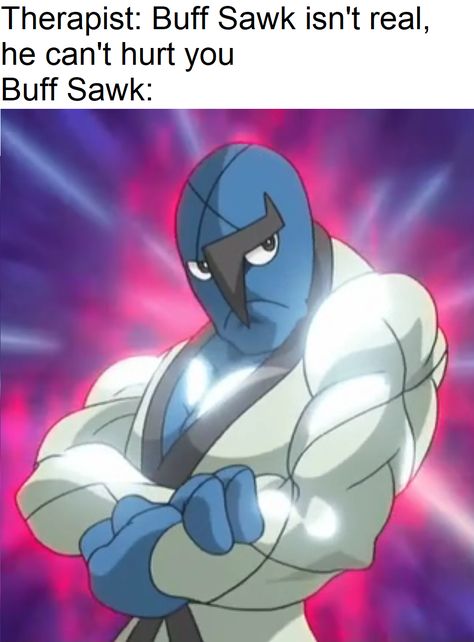 Buff Sawk (OC) Sawk Pokemon Art, Chill Art, Oc Pokemon, Pokemon Pokedex, Self Promo, Pokemon Fan, Event Calendar, Pokemon Art, Alien Logo