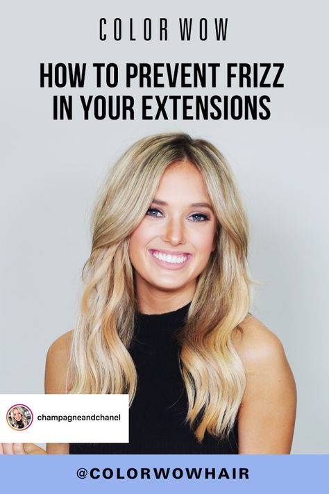 Best Oils For Hair Extensions, Hair Extension Care Sew Ins, How To Take Care Of Hair Extensions, How To Style Hair With Extensions, Washing Hair Extensions, Rid Of Frizzy Hair, Frizzy Hair Solution, Sleeping With Wet Hair, Good Pics