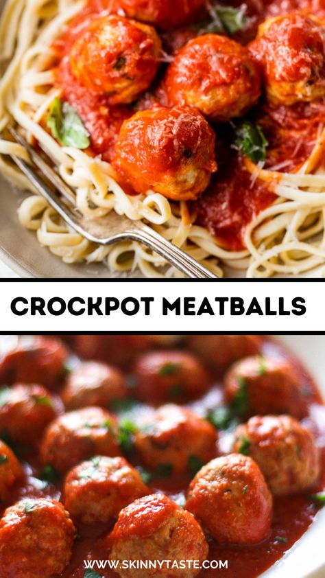 Easy Crockpot meatballs, slow-cooked all day for a mouthwatering, home-cooked dinner ready when you are. Perfect with spaghetti, crusty bread, or piled high in a hero sandwich! #meatballs #slowcooker #crockpot #groundturkey #groundbeef #dinner #easyrecipes Meatball Crockpot, Meatballs In Crockpot, Crockpot Meatball, Easy Crockpot Meatballs, Meatballs Crockpot, Italian Turkey Meatballs, Hero Sandwich, Crockpot Meatballs, Crockpot Spaghetti