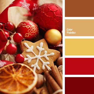 bright red, browns, christmas palette, color matching, color of cookie, color of gold, gold, house color schemes, new year color scheme, New Year colors, reds, yellow color. In Color Balance, Brown Paint Colors, Christmas Palette, Christmas Color Palette, Color Palette Ideas, Wall Living Room, Gold Color Palettes, Yellow Colour Scheme, Red Color Schemes