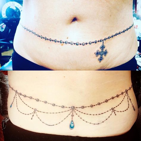 Tummy Tattoo, Necklace Tattoo, Awesome Tattoo, Beach Tattoo, Best Tattoo Designs, Body Tattoos, Tattoos And Piercings, Tattoo Design, Delicate Bracelet