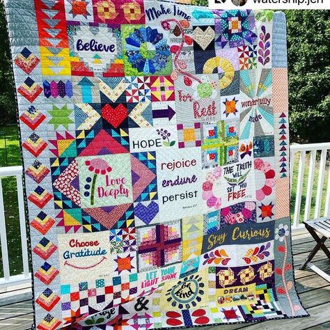 Dear Daughter Quilt, Big Stitch Hand Quilting, Button Tree, Dear Daughter, Personalized Quilt, Make Believe, Art Quilt, Future Career, Mini Quilts