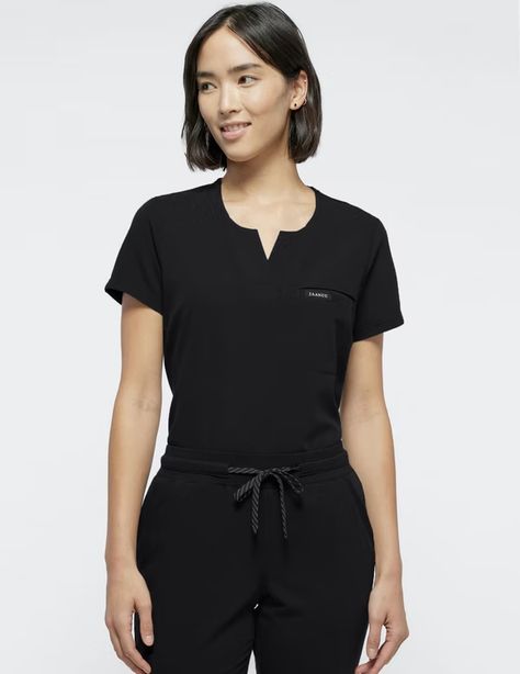 Women's Scrubs, Cute Scrubs & Medical Uniforms | Jaanuu Black Scrubs Outfit, Nurse Fashion Scrubs, Bust Dart, Medical Scrubs Outfit, Pharmacy Store, Scrubs Outfit, Branding Shoot, Black Scrubs, Technology Integration