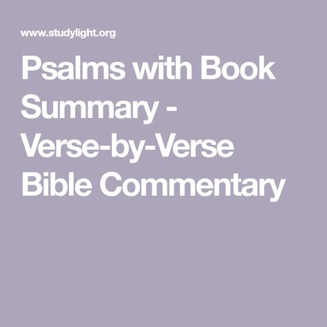 The Book Of Psalms Bible Study, Psalm 43, Psalm 149, Psalms Verses, Psalm 5, Verse Bible, Psalm 127, Bible Commentary, Psalm 1