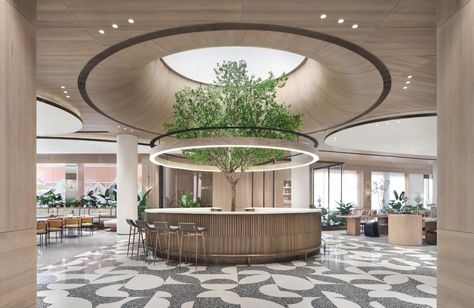 Unique False Ceiling Design, Bar Cabinet Design, False Ceiling Design Ideas, Ceiling Design Ideas, Lobby Interior Design, Pop False Ceiling Design, Office Lobby, Hospital Interior, Architecture Design Sketch