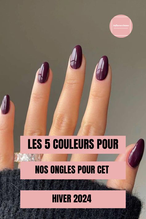 5 COULEURS D’ONGLES QUI SERONT TENDANCE À L’HIVER 2024 Bourgogne. Les tons bordeaux et bordeaux sont des types de rouges pour les ongles qui seront tendance en 2024 et un choix remarquable pendant les mois d’hiver. Sans aucun doute, une option élégante qui ne se démode jamais. Gris. Le gris sera une couleur phare pour les ongles cet hiver. Idéal pour ceux qui recherchent un ton polyvalent et facile à combiner. Permanent Nail Polish Ideas, Nails Art 2024, Nail Art 2024, Nail Art Bordeaux, Bordeaux Nails, Nail Art Fleur, Emoji Nails, Violet Nails, Ideas For Nails