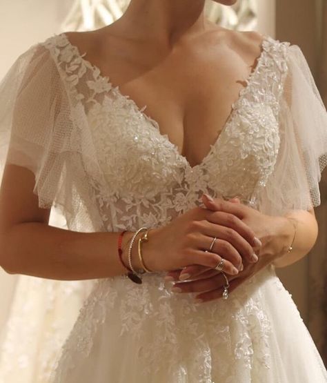 Vintage Sweetheart Dress, Wedding Dresses For Busty Women Bohemian, Romantic Wedding Dresses With Sleeves Princesses, Corset Chiffon Wedding Dress, Wedding Dresses With Sleeves Short, Waterfall Sleeve Wedding Dress, Fall Wedding Gowns Sleeve, Simple Cute Wedding Dresses, Blush And White Wedding Dress