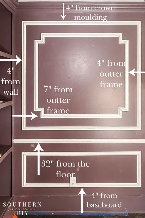 Picture frame molding stairs