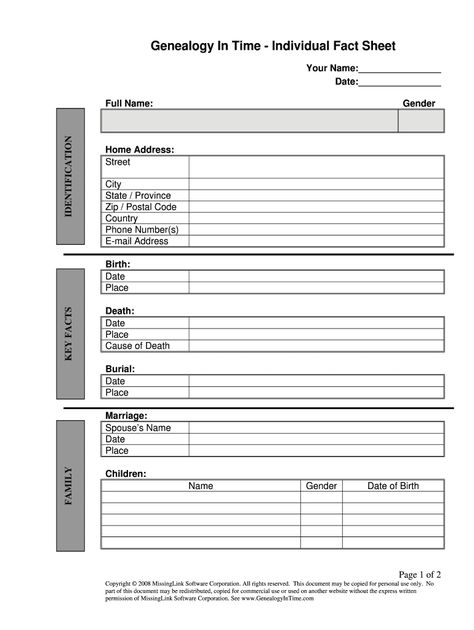 Genealogy Forms Individual Worksheet is an amount of tips from teachers, doctoral philosophers, and professors, to be able to use worksheets in class. Family Tree Forms, Genealogy Templates, Binder System, Genealogy Organization, Family Tree Research, Tree Project, Genealogy Forms, Family Tree Chart, 4th Grade Writing