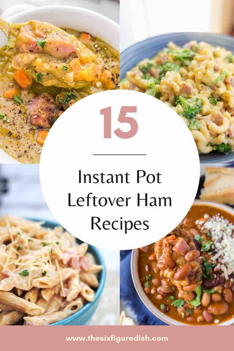 Instant Pot Ham Recipe, Pressure Cooker Ham, Recipes Using Ham, Ham Bone Recipes, Ham Dinner Recipes, Ham And Noodle Casserole, Ham Casserole Recipes, Ham Dishes, Easter Meal