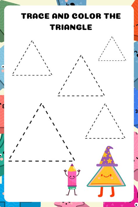 shapes preschool, shapes worksheet kindergarten, shapes worksheets, shapes activities preschool, shapes activities, shapes and colors preschool activities, shapes activities preschool worksheets, circle shape activities for preschool, circle shape worksheets for preschool Trace Triangle Worksheet, Triangle Activity For Preschool, Triangle Shape Objects, Triangle Objects, Trace Shapes, Shape Worksheet, Triangles Activities, Shape Worksheets For Preschool, Worksheet For Preschool