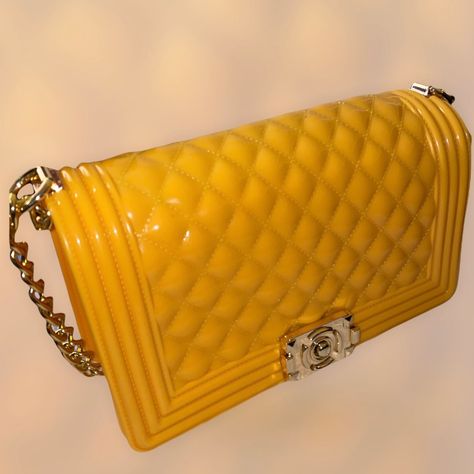 Cute, Yellow, Jelly Bag, Medium Size. Yellow Jelly, Rose Bag, Jelly Bag, Ladies Purse, Guess Bags, Brown Handbag, Large Shoulder Bags, Black Shoulder Bag, Kate Spade Handbags