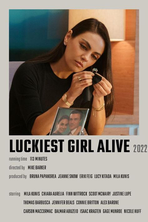 Alive Movie Poster, Teenage Movies, Alive Movie, Alive Film, Latina Actresses, Teenage Movie, Movie Recs, Auto Illustration, Luckiest Girl Alive