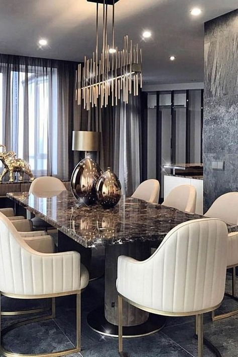 The finest dining room design ideas are here, from contemporary to mid-century with a touch of luxury. #diningroomdesignideas #diningroomdesign #diningroomdecor #moderndiningroom #diningtable #diningchair #diningroomdesigntrends #diningroomtrends #diningroomstyling #diningroomideas #diningroomlighting #contemporarydiningroom #luxurydiningroom #diningspace #interiordesign Korean House, Interior Design Dining, Dining Room Cozy, Interior Design Dining Room, Radisson Blu, Dining Room Table Decor, Dining Room Interiors, Small Kitchens, Luxury Dining Room