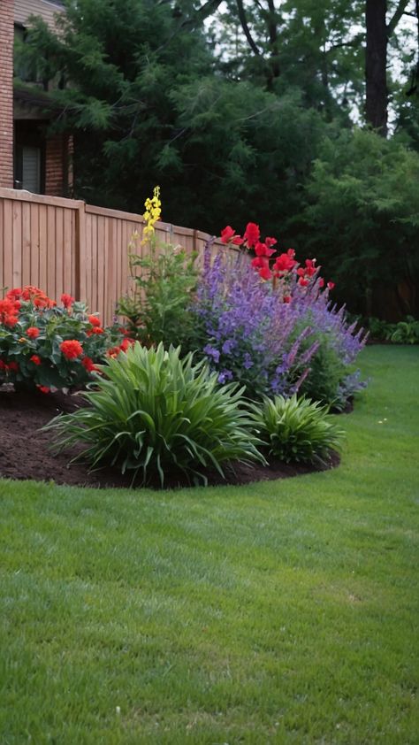 Enhance Your Curb Appeal with Stunning Flower Beds in Front of House Rock Fall Raised and more Discover Low Maintenance DIY Stone Full Sun Rocks Easy Perennial Rustic White Rock Ideas Square Flower Bed Ideas, Flower Beds In Front Of House, Full Sun Flower Bed Ideas, Easy Perennials, Flower Bed Ideas, Brown House, Rustic Stone, White Rock, Rock Ideas