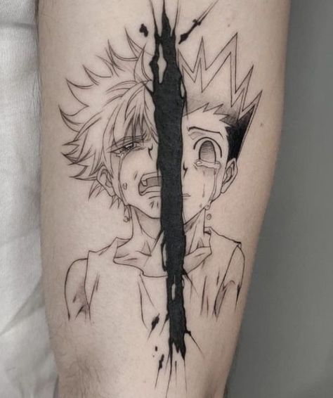 Slayer Tattoo, Hunter Tattoo, Anime Hunter X Hunter, Z Tattoo, Gon Killua, Anime Hunter, Hxh Characters, Bleach Anime Art, Tattoo Design Book