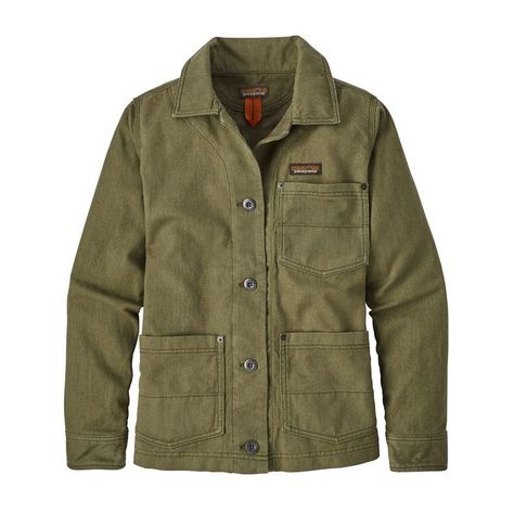 e1314fc026da60d837353d20aefaf054desc50730090ri Work Coat, Womens Jackets Casual, Chore Coat, Jeans Jacket, Patagonia Jacket, Outdoor Jacket, Work Wear Women, Cool Jackets, Patagonia Womens