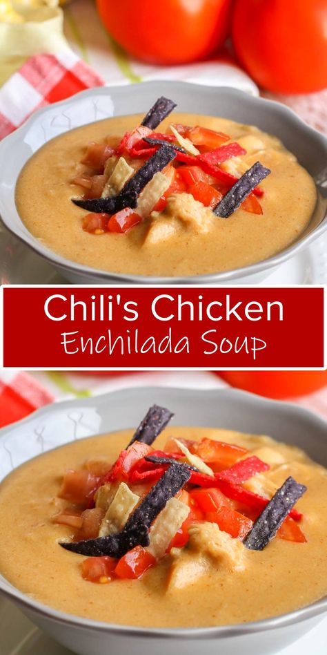 Copycat Chili’s Chicken Enchilada Soup Recipe – CUCINADEYUNG Copy Cat Chili Enchilada Soup, Chilies Chicken Enchilada Soup Copycat, Chicken Cheese Enchilada Soup, Chili’s Chicken Enchilada Soup Recipe, Chicken Enchilada Soup Chili's, Copycat Chilis Enchilada Soup, Chilis Copycat Chicken Enchilada Soup, Chicken Enchilada Soup From Chili’s, Enchilada Soup Chilis