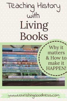 Why ditching the history curriculum has been the #1 step toward learning more history in our homeschool! Teaching history with living books the Charlotte Mason way - Why it matters and how to make it happen in real life! Charlotte Mason History, Homeschool history ideas, how to find living books for homeschool, homeschooling multiple ages #CharlotteMason #livingbooks #schole #homeschool #classicalhomeschooling #homeschoolingonthehomestead #teachinghistory #homeschoolingmultipleages Ancient History Living Books, Microschool Ideas, Herbal Books, Homeschool Area, Living Books List, Homeschool Fun, Learning Corner, Charlotte Mason Homeschool, Homeschool Social Studies