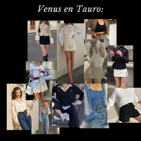 Taurus Venus Aesthetic Clothes, Venus In Taurus Aesthetic, Venus In Taurus Style, Taurus Venus Outfits, Taurus Aesthetic Outfit, Taurus Venus Aesthetic, Taurus Fashion, Venus Energy, Venus Taurus