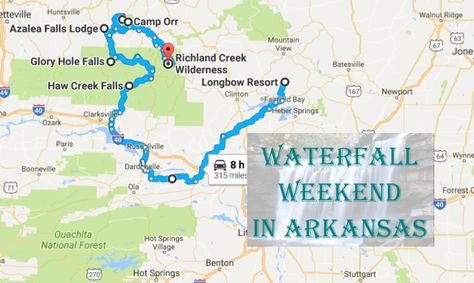 Arkansas Waterfall Weekend: The Perfect Itinerary If You Love Exploring Waterfalls Arkansas Camping, Arkansas Waterfalls, Arkansas Road Trip, Arkansas Vacations, Petit Jean State Park, Arkansas Travel, Perfect Road Trip, Weekend Itinerary, Eureka Springs