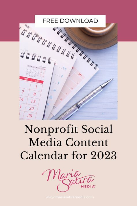 The true key to success on social media is planning ahead so you stay organized. Using a content calendar allows you to take note of upcoming holidays, awareness days, and national days that are relevant for your nonprofit. 2023 Content Calendar, Nonprofit Social Media, Social Media 101, Content Calendar Template, Nonprofit Marketing, Social Media Content Calendar, Small Business Resources, Instagram Challenge, Content Calendar