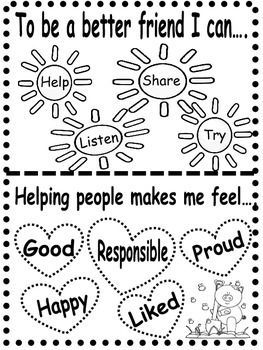 Friendship Themed Literacy Activities For Kindergarten To Grade Two Friendship Friday Activities, Friendship Kindergarten, Friendship Preschool Crafts, Friendship Preschool, Elementary Sel, Literacy Activities For Kindergarten, Feelings Activities Preschool, Umbrella Project, February Lesson Plan