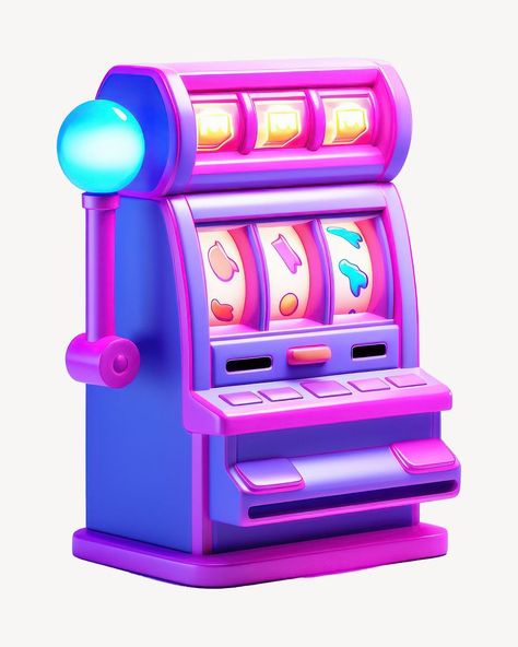 Colorful slot machine illustration | premium image by rawpixel.com / Rob Slot Machine Illustration, Machine Illustration, Slots Machine, Game Ui Design, Slot Machines, Game Ui, Slot Machine, Slots Games, Low Poly