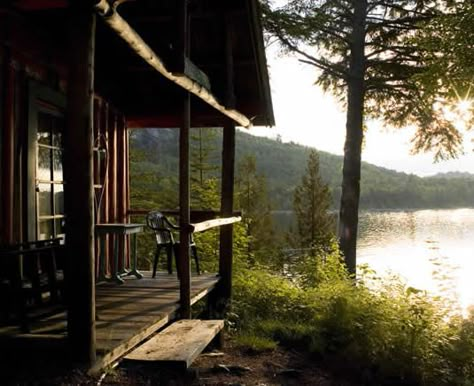 Chewonki, Bear Cabin | The cabins at Fourth Debsconeag are cozy, charming, historic, and rustic. All sit on or only steps away from the lake, where loon calls are ... Cabin Life Aesthetic, Apollo's Cabin, Lakefront Cabin, Summer Cabin, Cabin Aesthetic, Secluded Cabin, Cottage Cabin, Little Cabin, Lake Cabins