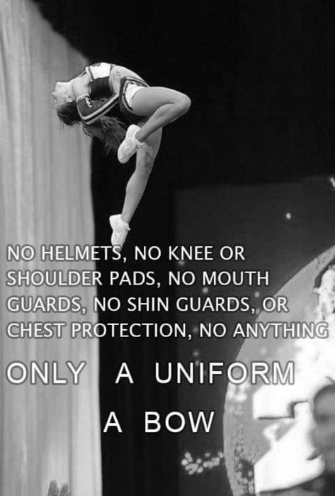 Funny Cheer Quotes, Cool Cheer Stunts, Cheer Funny, Cheer Flyer, Cheer Hacks, Cheer Tryouts, Cheerleading Quotes, Cheer Routines, School Cheerleading