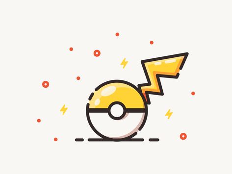 Daily UI #005 - App Icon - Pokemon Go by Punkichi on Dribbble Pokemon Go App Icon, Pokemon Go Icon, Pokemon Symbols, Pokemon App Icons, Pikachu Icon, App Icons Youtube, White Pokemon, Pokemon App, Pokemon Decal