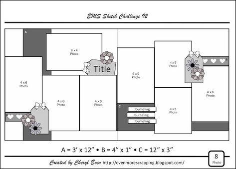 8 Picture Scrapbook Layout, 7 Picture Scrapbook Layout, 9 Photo Scrapbook Layout, 7 Photo Scrapbook Layout 2 Page, Scrapbook Layout 5 Photos, Page Maps Double Page Sketches, 6 Photo Scrapbook Layout 2 Page, Scrapbook Sketches 12x12 2 Page 6 Photos, 10 Photo Scrapbook Layout