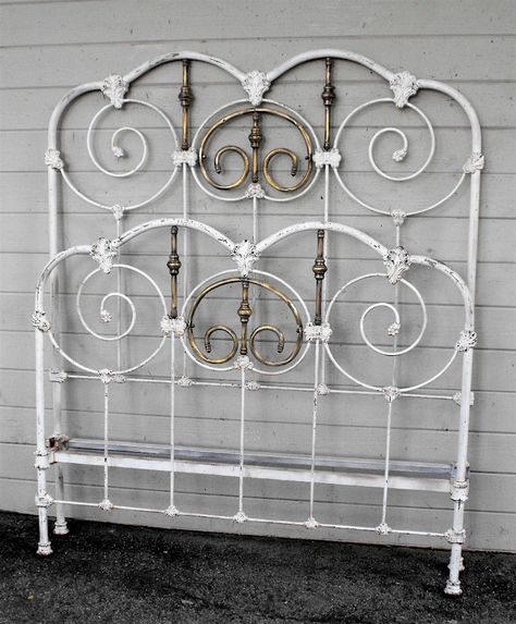 antique bed frames metal | Antique Iron Bed #12 Cast Iron Bed Frame, Antique Iron Bed, Antique Bed Frame, Wrought Iron Headboard, Wrought Iron Bed Frames, Iron Headboard, Antique Iron Beds, Cast Iron Beds, Wrought Iron Beds