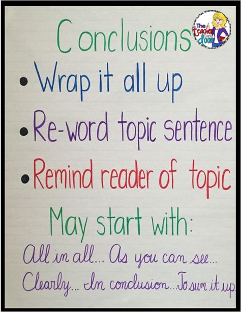 Conclusion are so tricky! Read about how I teach this difficult concept in the third of a four part series on Teaching Paragraph Writing: Conclusions. Conclusion Sentence Anchor Chart, Conclusion Sentence, Writing A Topic Sentence, Topic Sentences Anchor Chart, Good Topic Sentences Paragraph Writing, Teaching Paragraphs, Teaching Paragraph Writing, Writing Conclusions, 6th Grade Writing