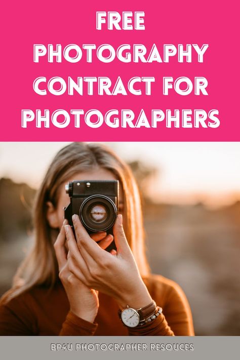 Photography Questionnaire, Photographers Contract, Wedding Photography Contract Template, Wedding Photography Contract, Photography Contract, Contract Design, Contract Agreement, Free Photography, Photography Marketing