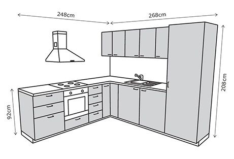 Ikea Kitchen L Shape, Kitchen L Shape, Base Kitchen Cabinets, Kitchen Cabinets Drawing, Bedroom Layout Design, Tall Kitchen Cabinets, Kitchen Ikea, Kitchen Drawing, Kitchen Base Cabinets