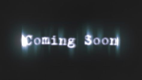 A scary text, Coming Soon, appearing on the screen with a light behind the typewriter font, typical of a horror flick (b-movie). Scary Text, Typewriter Font, B Movie, Typewriter, Video Clip, Stock Footage, Coming Soon, Screen, Lifestyle