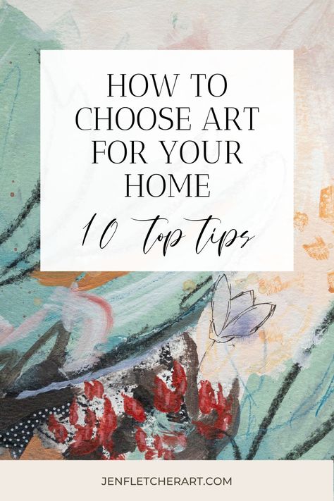 Need art decorating ideas for your home? Here are some tips to help you create a beautiful art collection. Choosing Wall Art, How To Decorate With Art, How To Choose Artwork For Walls, How To Buy Art For Your Home, Home Artwork Ideas, Choosing Art For Your Home, How To Pick Art For Your Home, How To Choose Art For Your Home, Eclectic Gallery Wall Ideas