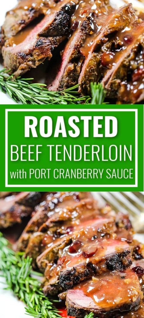 This Beef Tenderloin recipe with Port Wine Cranberry Sauce is a show stopper but is really quite easy to make. I share tips for the perfect beef tenderloin. #ad #RoastPerfect #CertifiedAngusBeef #BestAngusBeef #Steakholder #itisakeeper #beef #christmas #holiday Slow Roasted Beef Tenderloin, Slow Roasted Beef, Perfect Beef Tenderloin, Port Wine Sauce, Roasted Beef Tenderloin, Beef Tenderloin Recipe, Cooking Beef Tenderloin, Beef Tenderloin Recipes, Roasted Beef