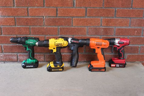 If you’re looking for a cordless drill to help with your around-the-home DIY projects, read our review of the five best cordless drills available on Amazon. Dewalt Drill, Cordless Drill Reviews, Drill Driver, Drilling Holes, Cordless Drill, Black & Decker, Small Projects, Hanging Pictures, Buying Guide