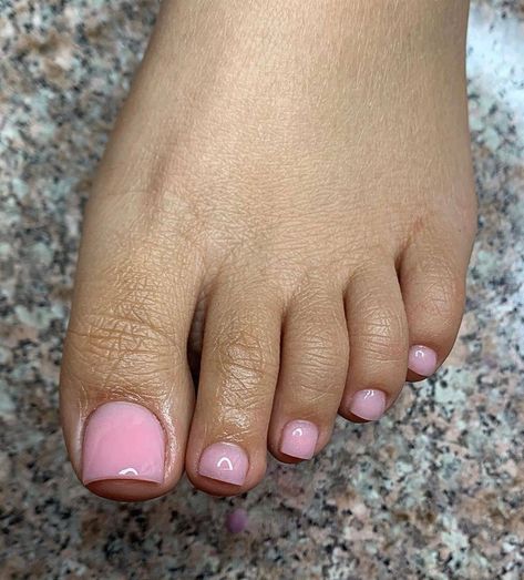 Milky Toe Nails, Light Pink Toe Nails, Pink Toe Nails, Nails Collection, 2023 Nails, Gel Toe Nails, Milky Nails, Acrylic Toe Nails, Toe Nail Color