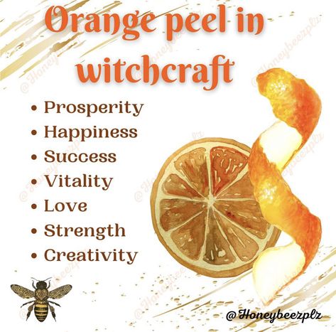 I bloody love orange! I’ll start with that 😆🤣 most of you that know me will know this! The look, the taste, the scent!!!! Ooooh yessss 🧡🧡🧡🧡🧡 That feeling capsulated when you think of orange that happy, joyful, energetic feeling is what orange holds! So how can we use orange peels in witchcraft? My next post will be how to make your own dried orange slices and orange peels! Witchcraft uses… Prosperity / success - yessss money, money money! - drawn in those notes 😍 you can also use this tr Orange Peels Uses, Witchy House, Money Money Money, Dried Orange Peel, Magickal Herbs, Nature Witch, Jar Spells, Orange Peels, Teen Witch