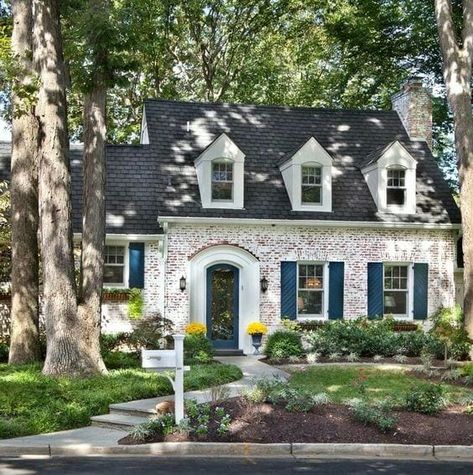 Limewash Brick Exterior, Brick Exterior Makeover, Painted Brick Exteriors, Painted Brick House, White Wash Brick, Brick Exterior, Exterior Renovation, Brick Exterior House, Exterior Makeover