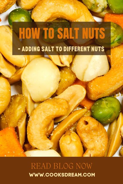 How To Salt Unsalted Nuts How To Make, Roasted Brazil Nuts Recipe, Salted Nuts Recipe, Unsalted Peanuts Recipes, How To Roast Nuts In The Oven, Salt Snacks, Roasted Nuts Recipe, Seasoned Nuts, Baking Nuts