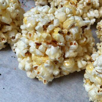 Grandpa's Popcorn Balls Recipe | Allrecipes Popcorn Balls Recipe, Spiced Popcorn, Sweet Popcorn, Popcorn Balls, Candy Popcorn, Popcorn Recipes, Caramel Popcorn, Balls Recipe, Hearty Meals