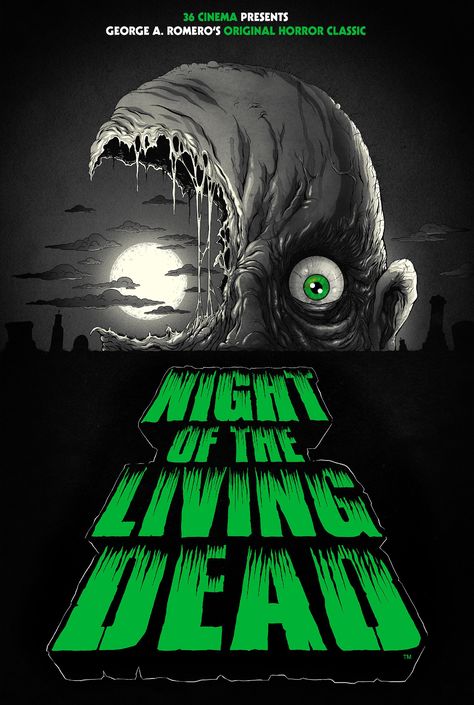 Night of the Living Dead (1968) [2000 x 2975] Night Of The Living Dead 1968, Horror Movie Covers, Horror Wallpapers Hd, Classic Horror Movies Posters, Night Of The Living Dead, Alex Pardee, Bear Artwork, The Living Dead, Movie Artwork