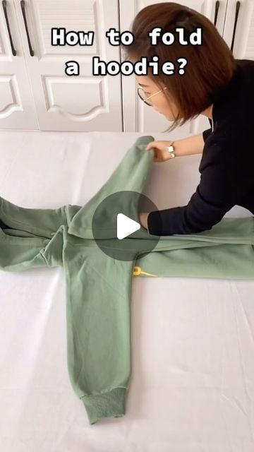 Fold A Hoodie How To, How To Pack Hoodies, Folding Zip Up Hoodies, How To Fold A Hoodie To Save Space, Folding Sweatshirts To Save Space, How To Fold Trousers, How To Fold Hoodies To Save Space, Folding Hoodies To Save Space, Folding Hooded Sweatshirts