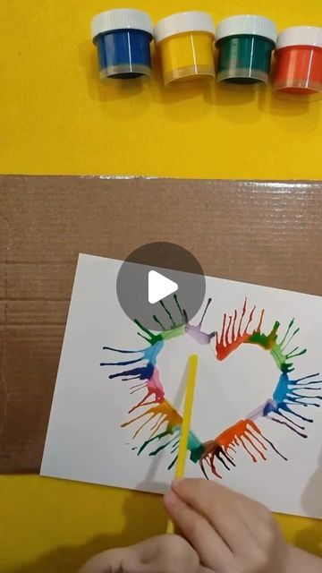 Galleria Arte & Cor | Dica para entreter as crianças em casa… Que tal criar imagens com tinta guache ou aquarela e canudinho? 🎨👩🏻‍🎨  📹 Video e Créditos:... | Instagram Tinta Guache, Yoga, On Instagram, Instagram