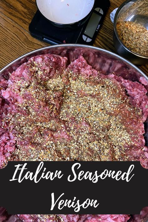 Looking for different ways to use your home processed venison? Give this ground Italian venison a try to change it up! Venison Italian Sausage, Canned Venison, Venison Sausage Recipes, Ground Venison Recipes, Root Vegetable Soup, Venison Stew, Ground Venison, Deer Meat Recipes, Italian Sausage Recipes